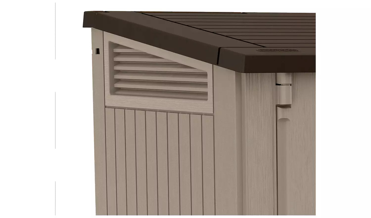 Keter Store-It-Out Midi 880L Plastic Garden Storage β Beige & Brown - Image 5