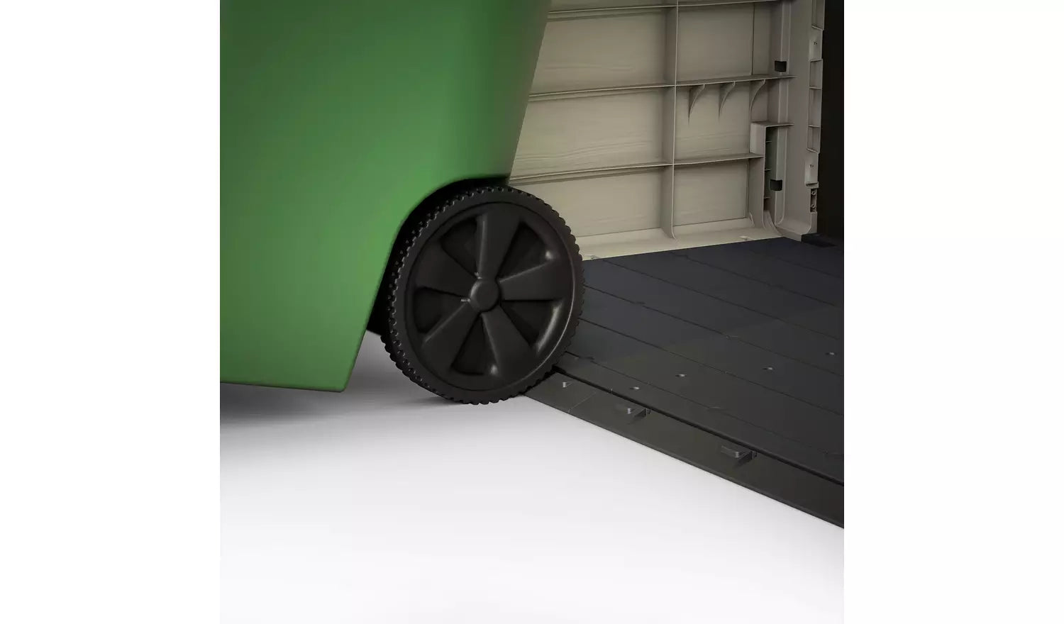 Keter Store-It-Out Midi 880L Plastic Garden Storage β Beige & Brown - Image 9